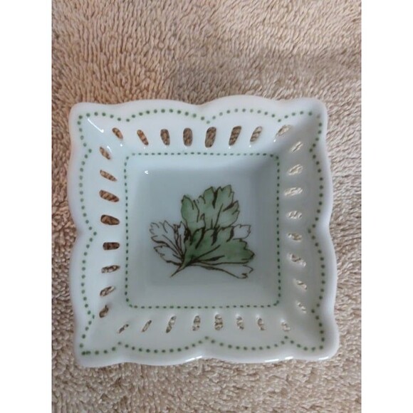 Set of 3 Trinket Dishes: Andrea by Sedek Made in Thailand - Picture 6 of 7